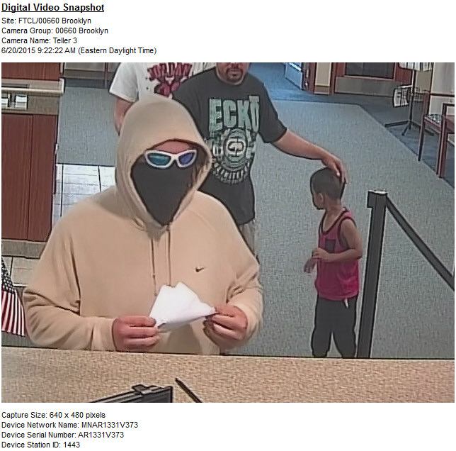 Fbi Police Looking For Suspect In Saturday Bank Robbery