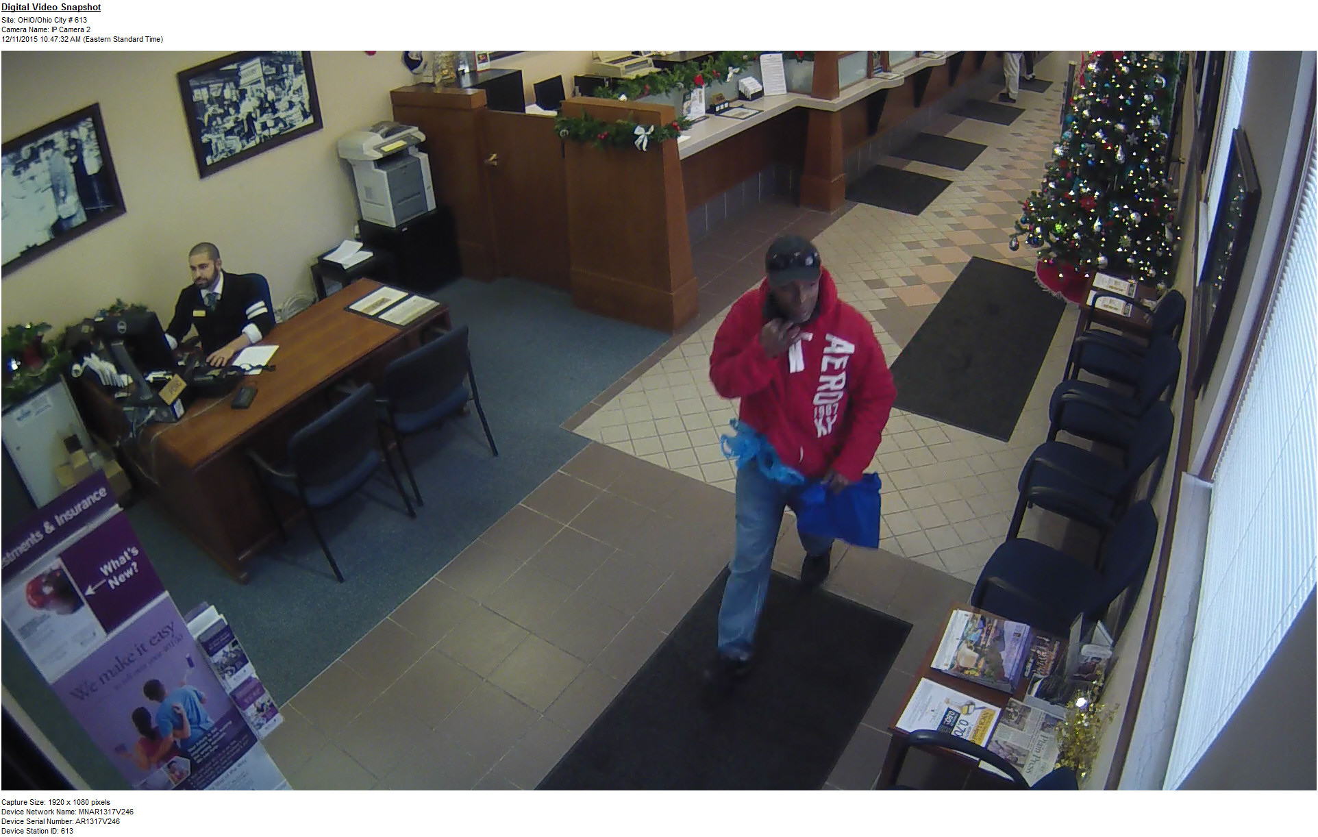 Suspect sought in Ohio Savings Bank robbery
