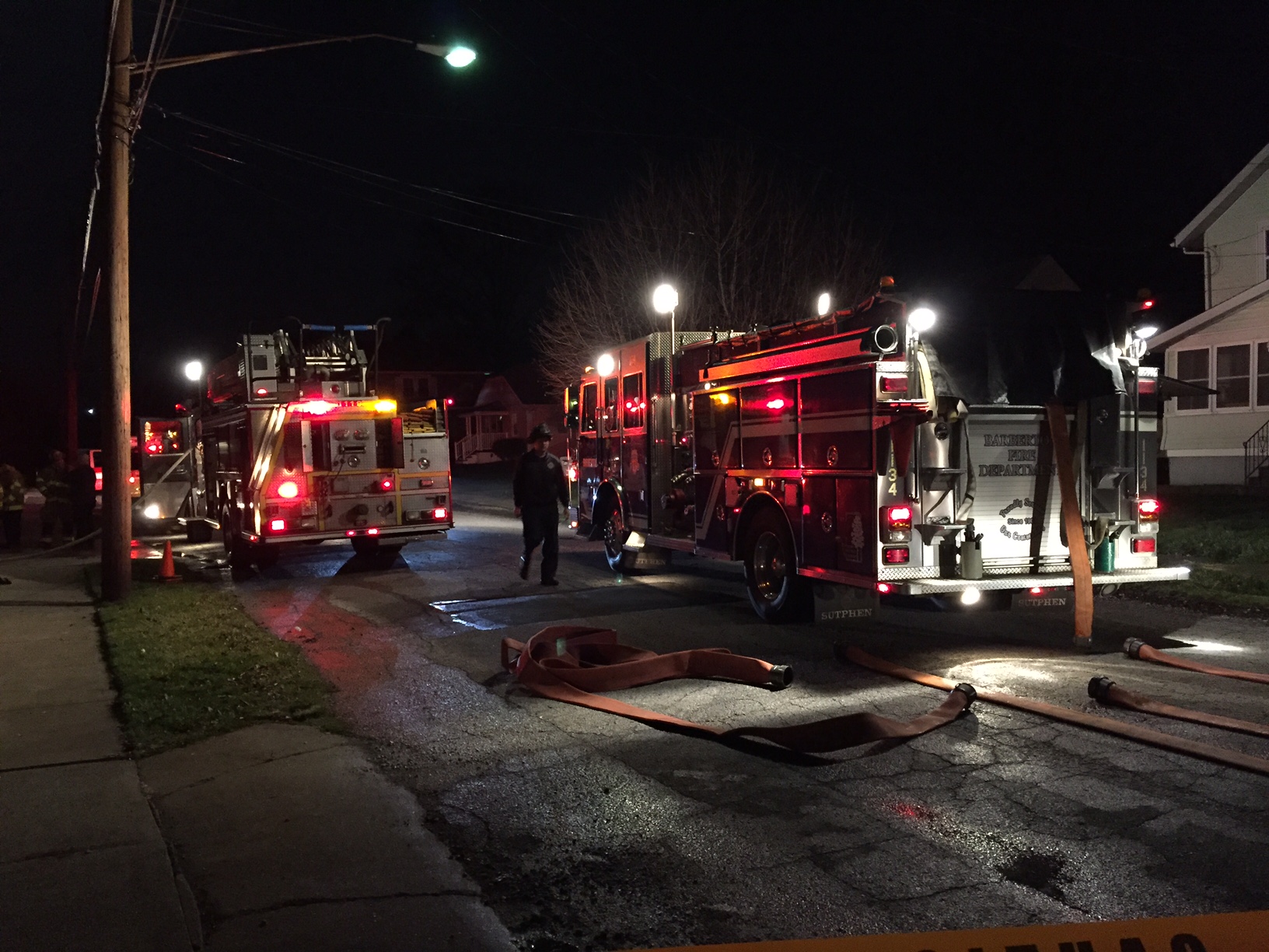 Summit County House catches fire in Barberton