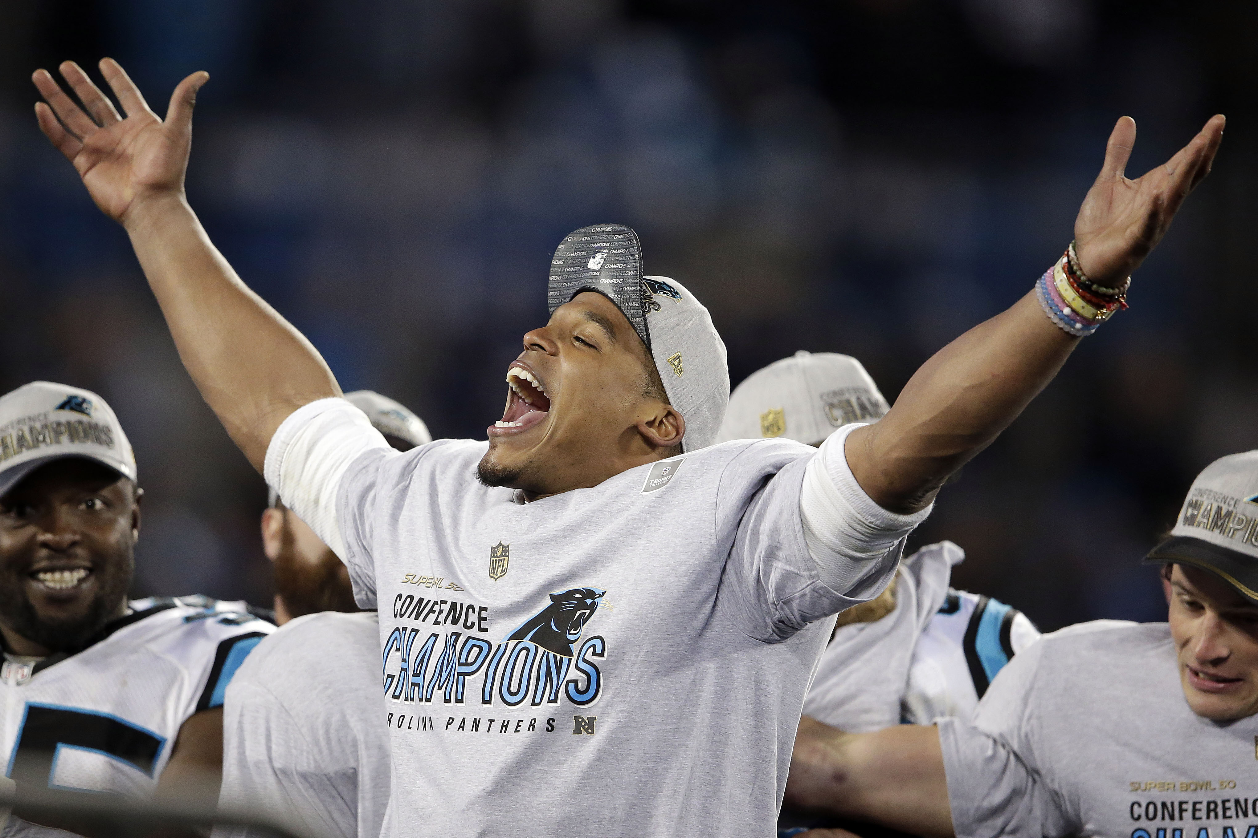 Panthers Celebrate NFC Championship