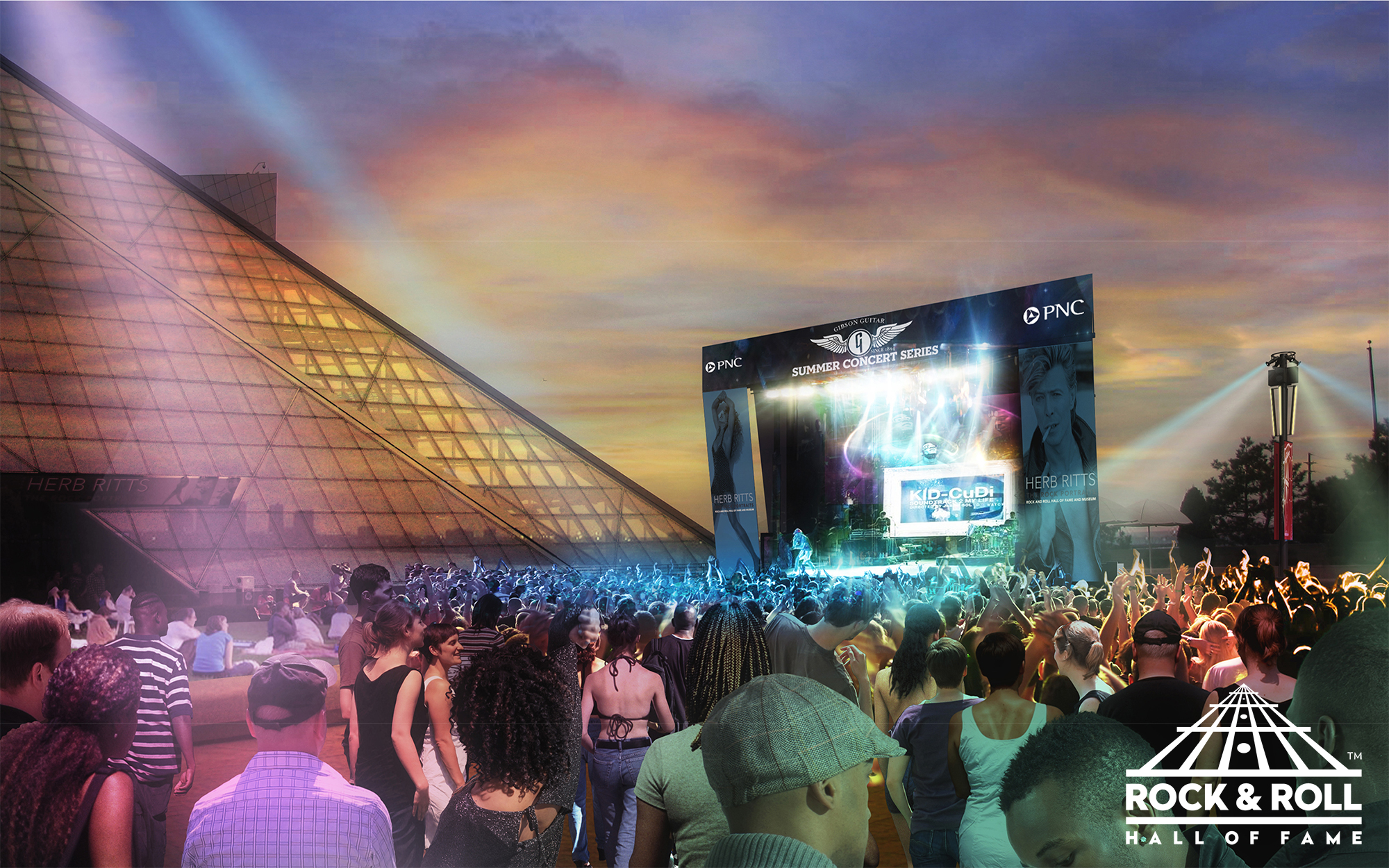 PHOTOS Rock and Roll Hall of Fame's revamped entrance plaza gets