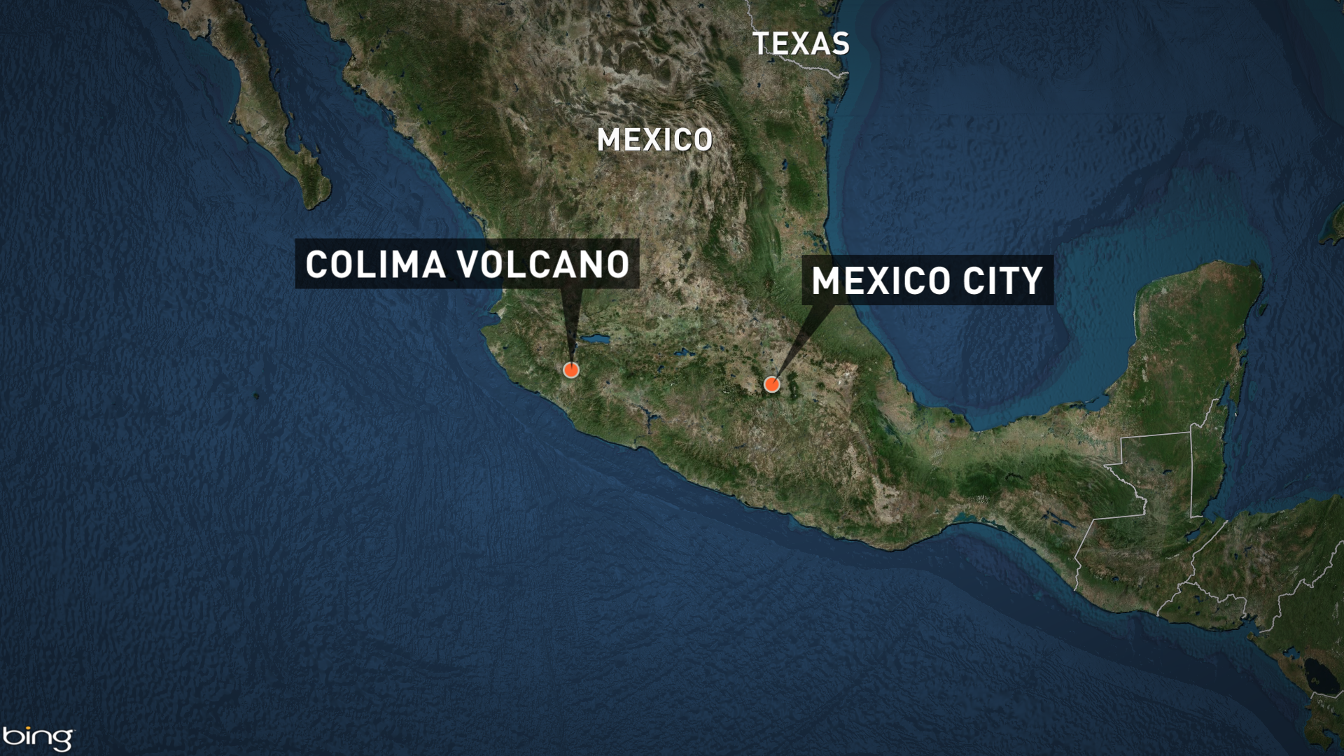 Mexican volcano spews ash nearly a mile high | wkyc.com