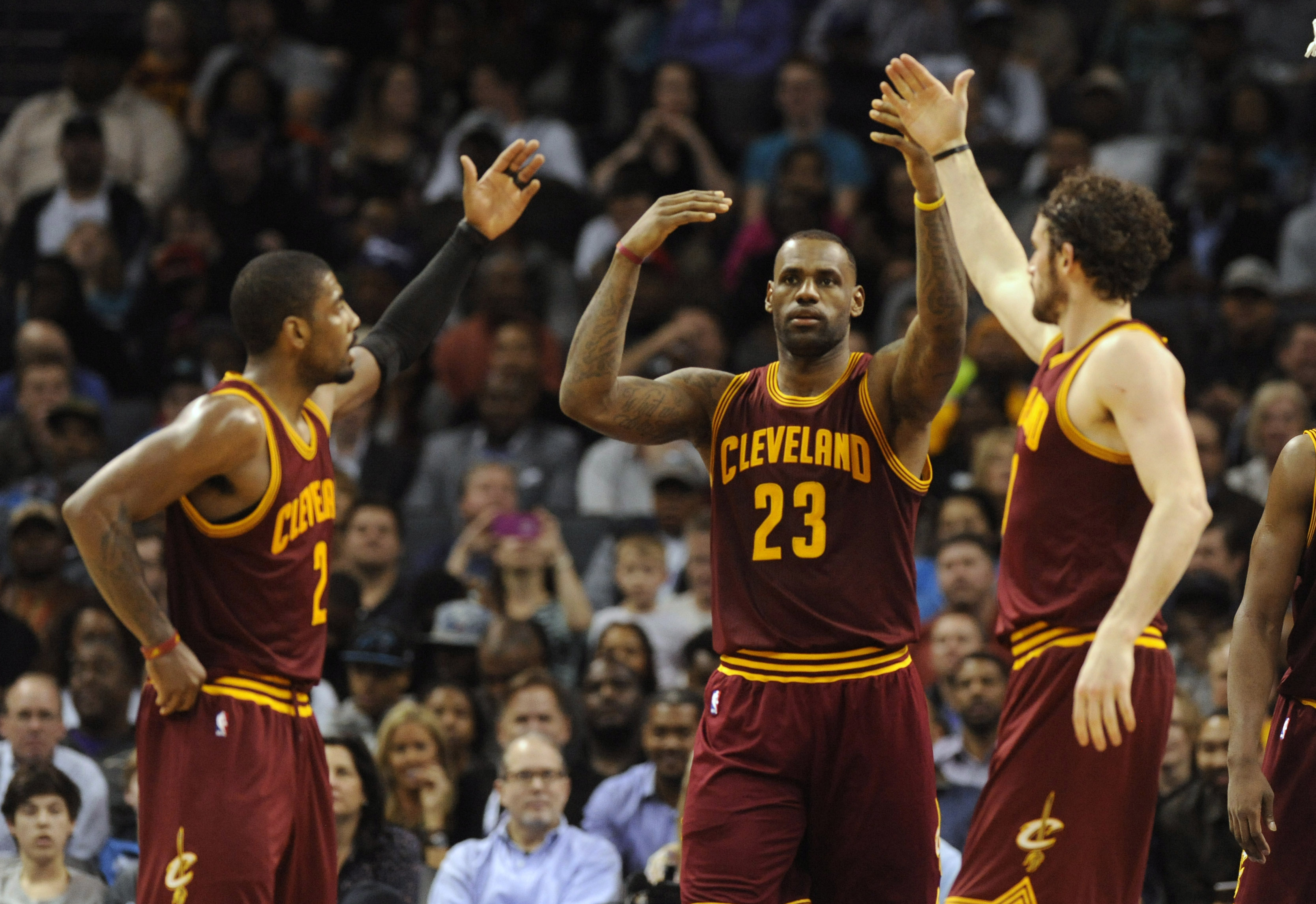 LeBron James, Kyrie Irving take over; Cleveland Cavaliers stay