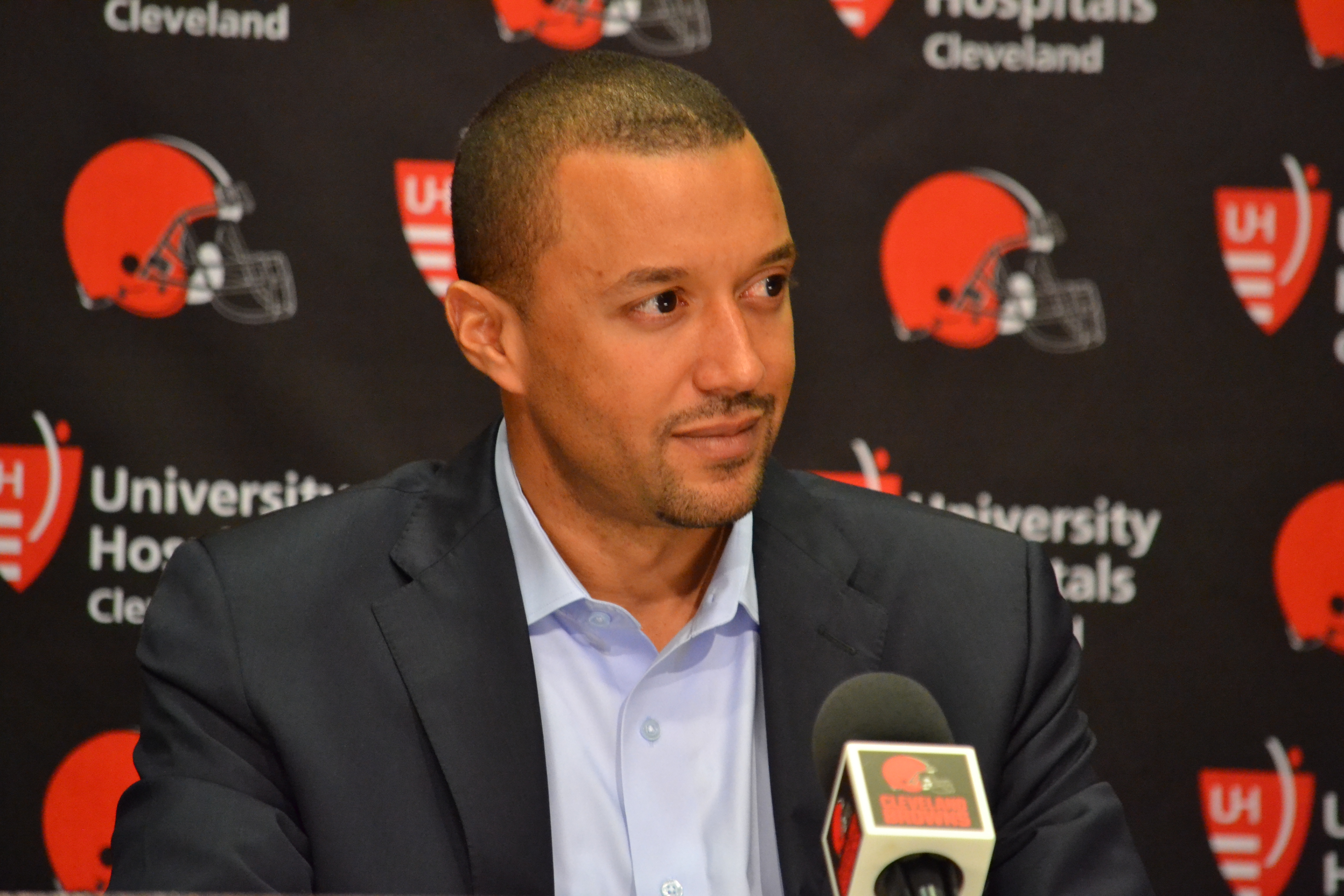 Browns' Sashi Brown On Blown Trade, Future