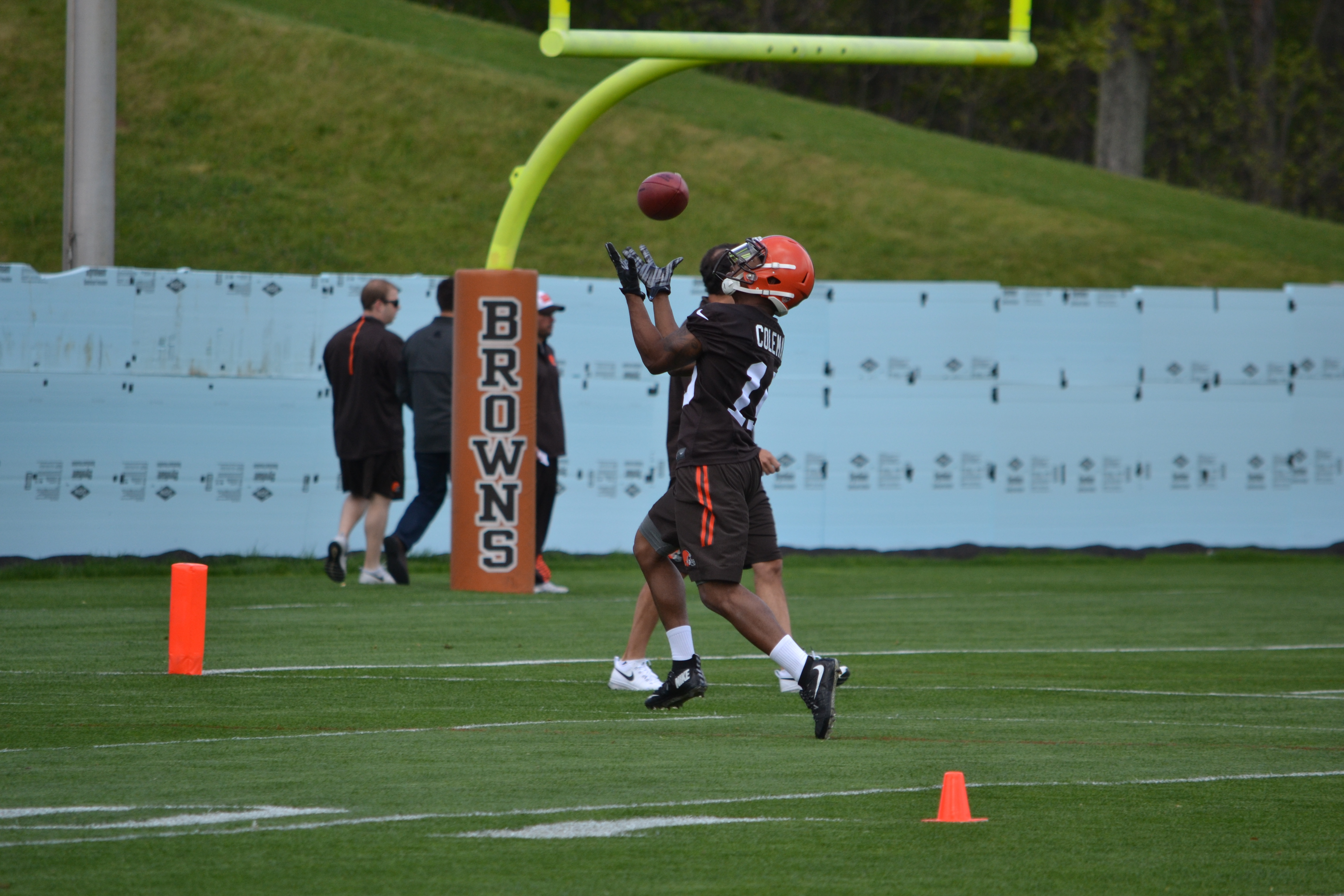 Cleveland Browns, Wide Receiver, Frisman Jackson, during the game