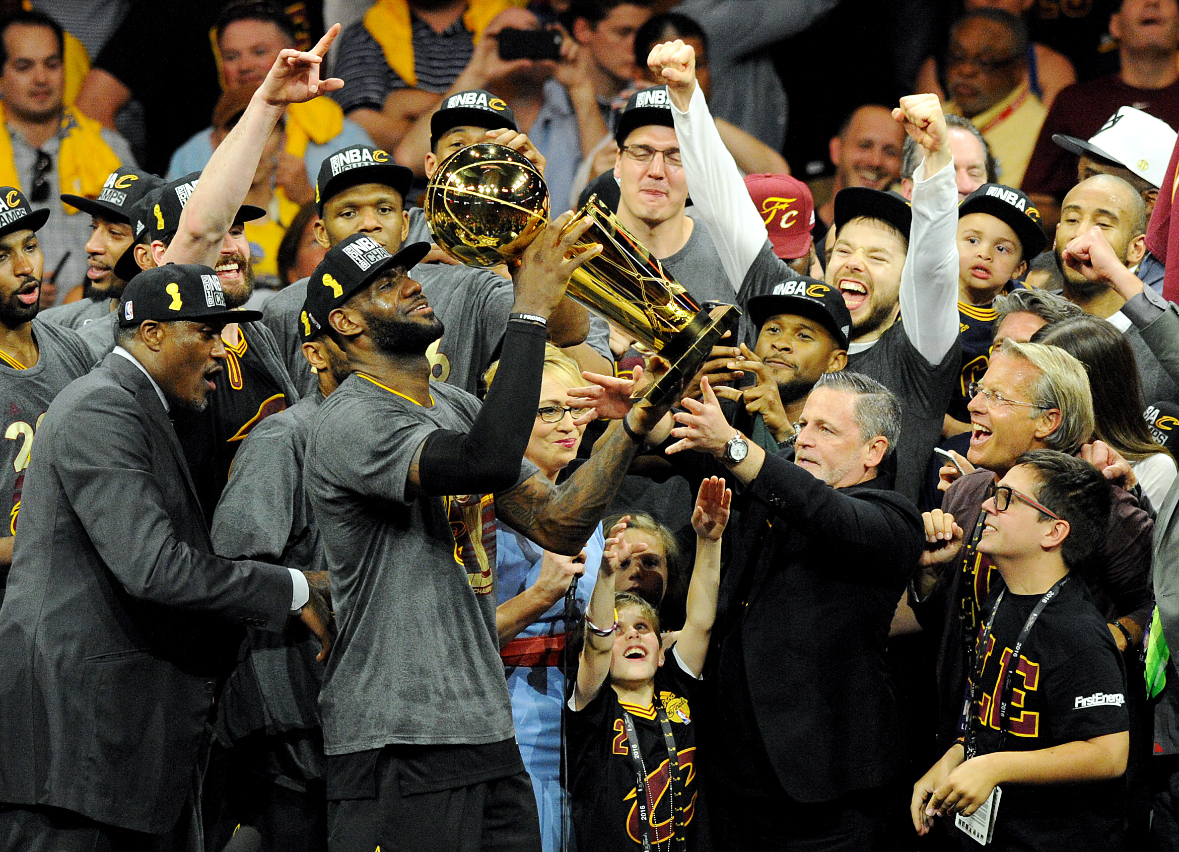 LeBron delivers promise, leads Cavs to NBA title