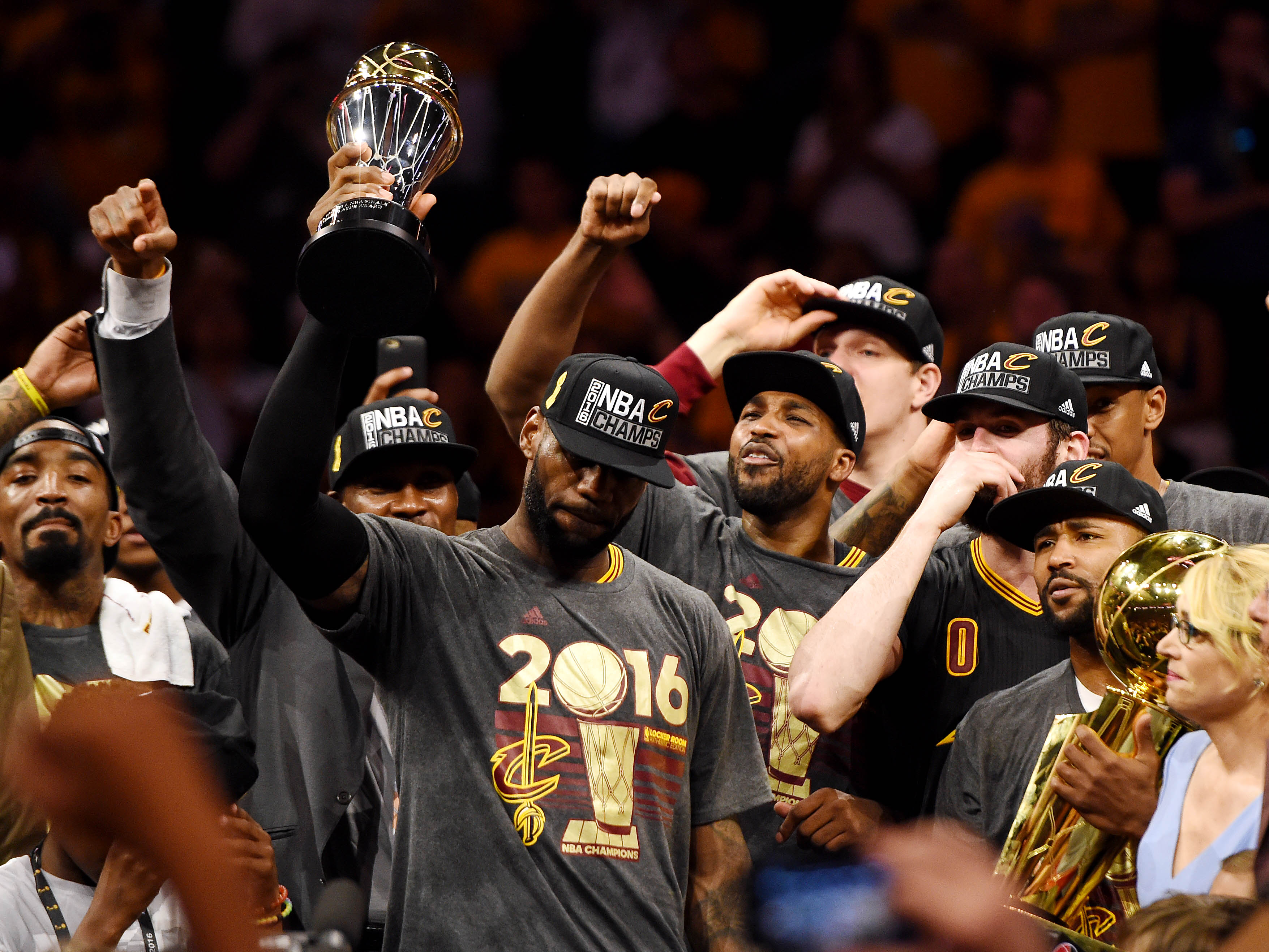 LeBron James Cleveland Cavaliers adidas 2016 NBA Finals Champions