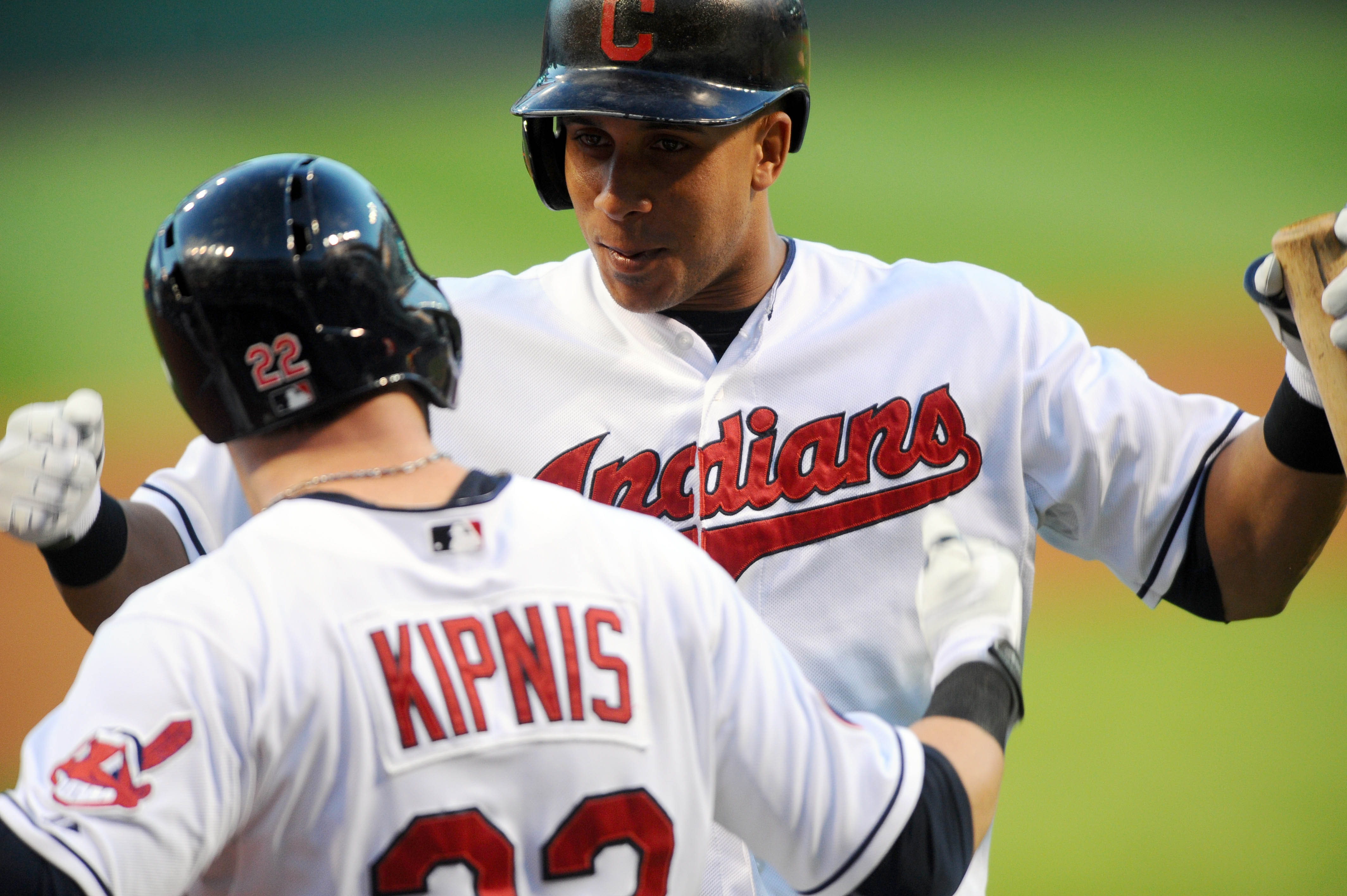 10 May 2015: Cleveland Indians Left field Michael Brantley (23