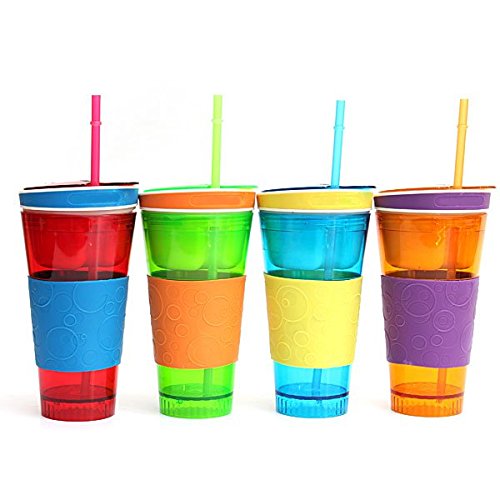 snackeez, Other, Set Of Two Snackeez Cups Used