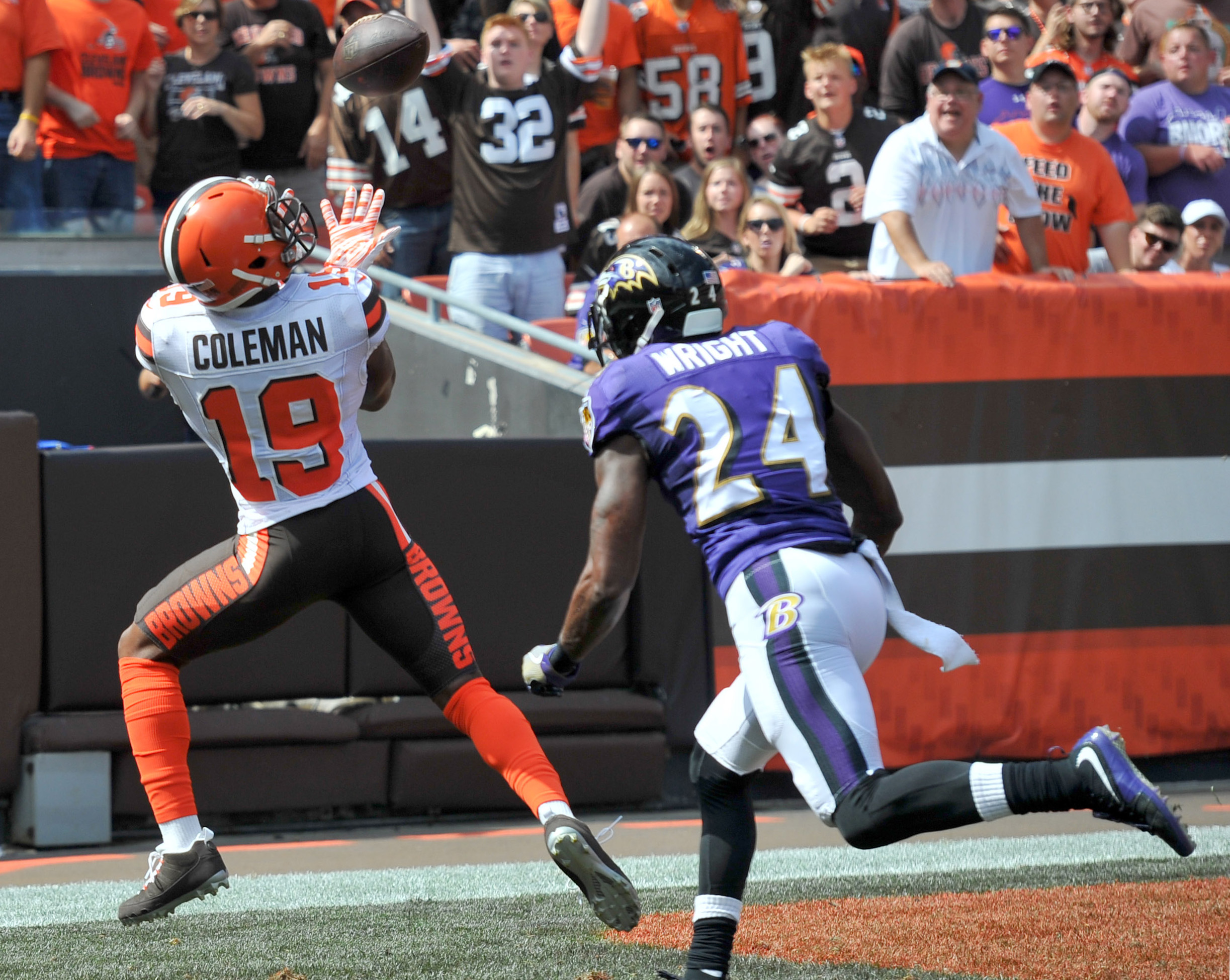 LIVE UPDATES: Ravens take early 7-0 lead at Browns