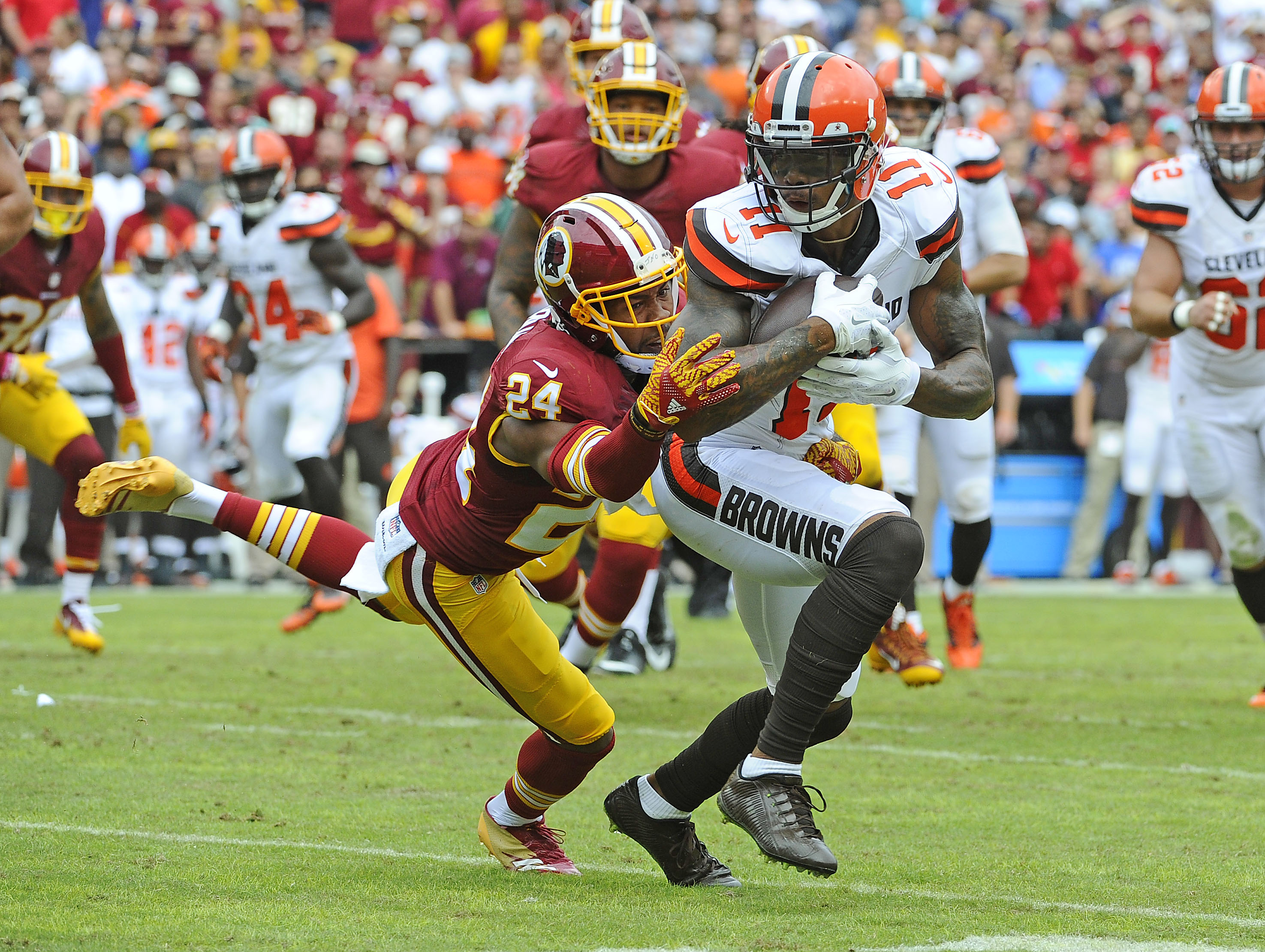 Terrelle Pryor believes Cleveland Browns close to first win