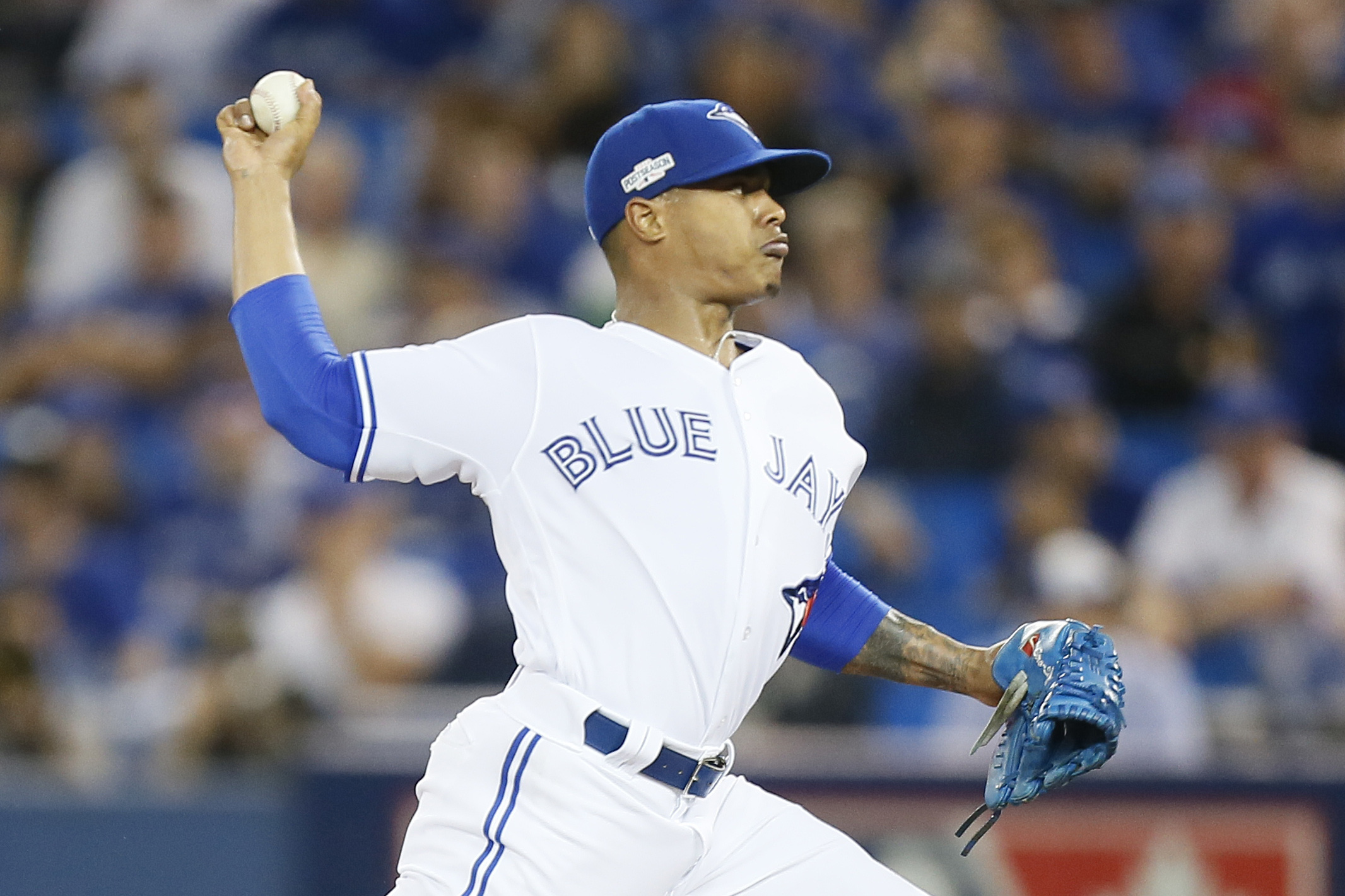 Toronto Blue Jays' Marcus Stroman rises to opening day challenge