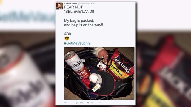 Is Charlie Sheen on his way to Cleveland? His tweet says so. - WKYC-TV