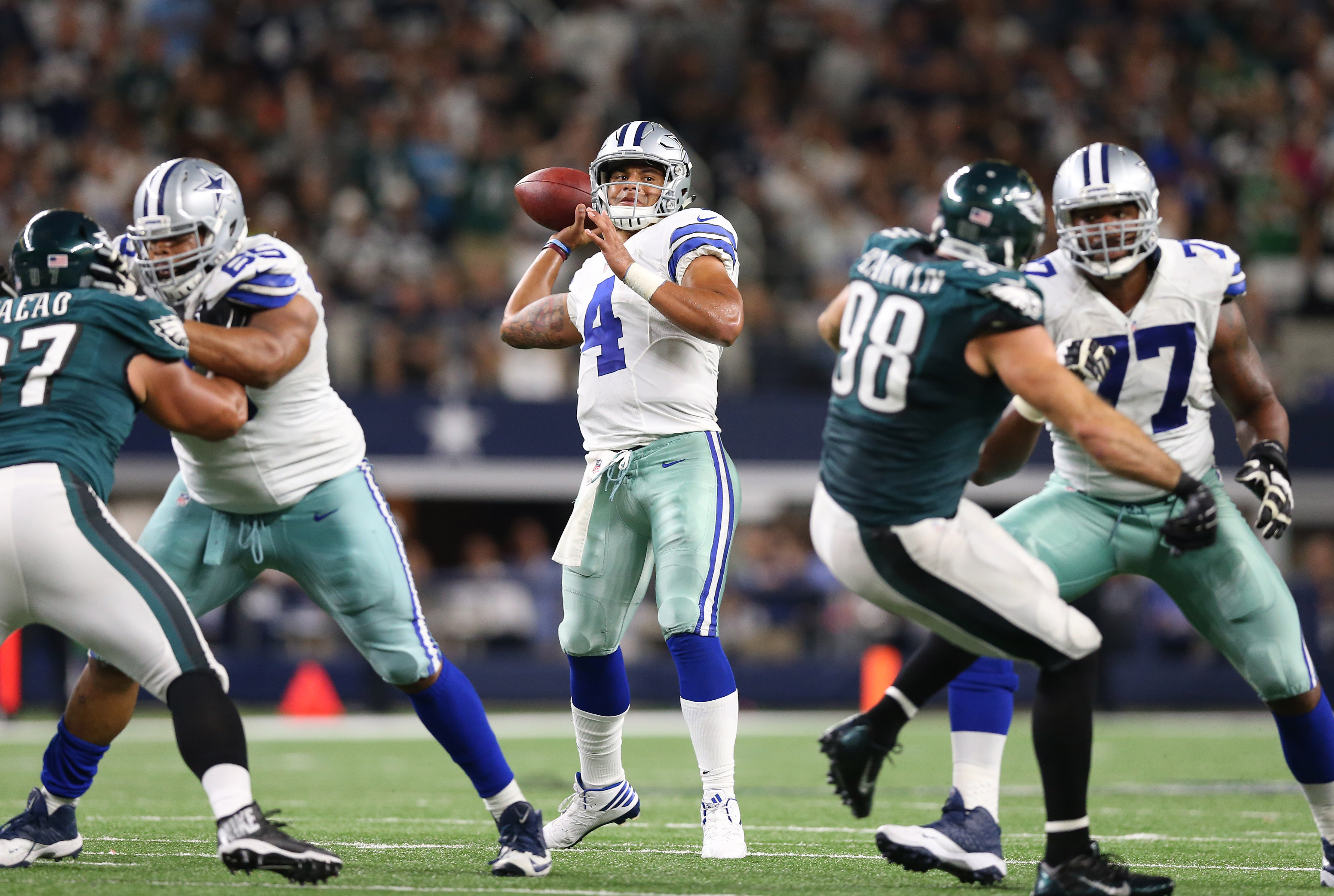 Cowboys: Dak Prescott's offensive line gets murky updates for Week