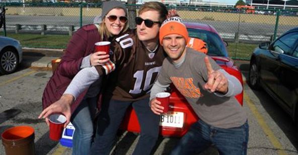 Our Draft Tailgate Party at the Muni - Cleveland Browns