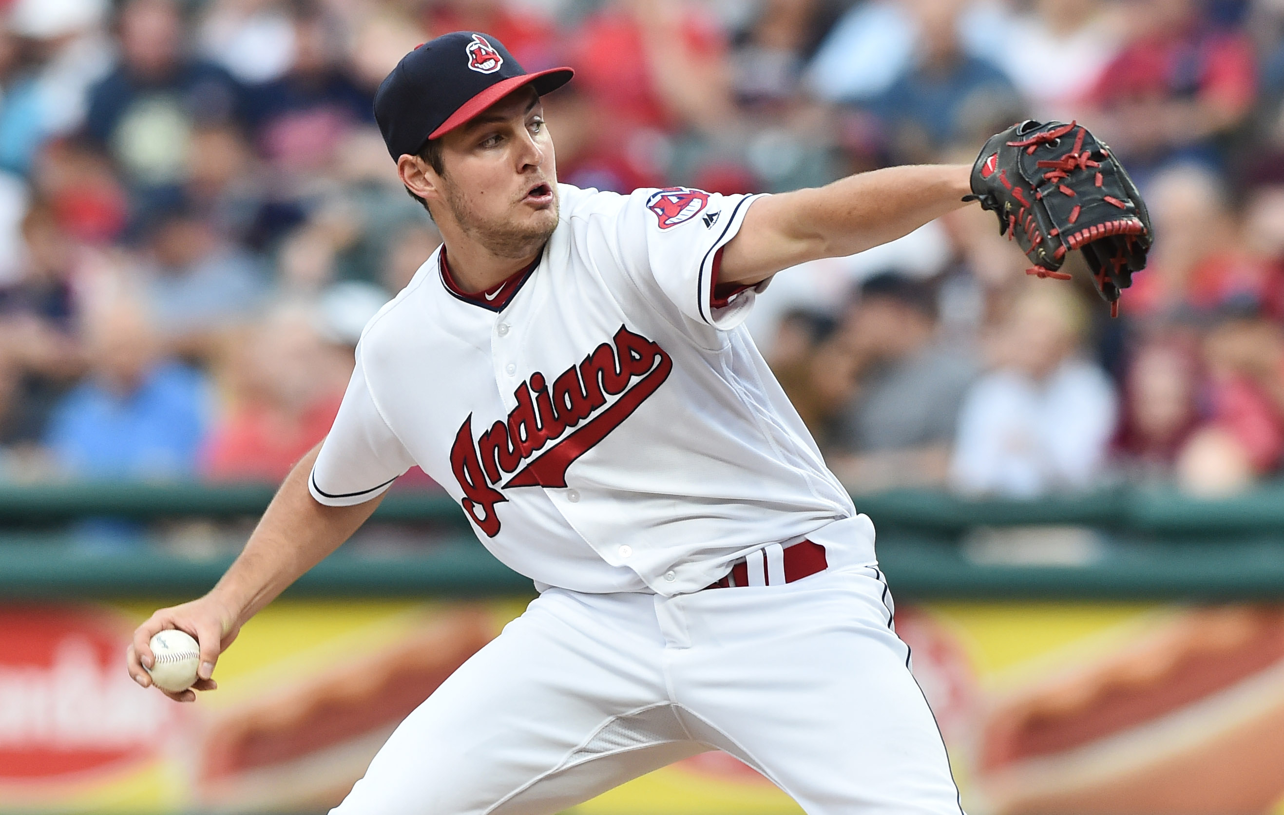 Trevor Bauer confident he's further along than Cleveland Indians