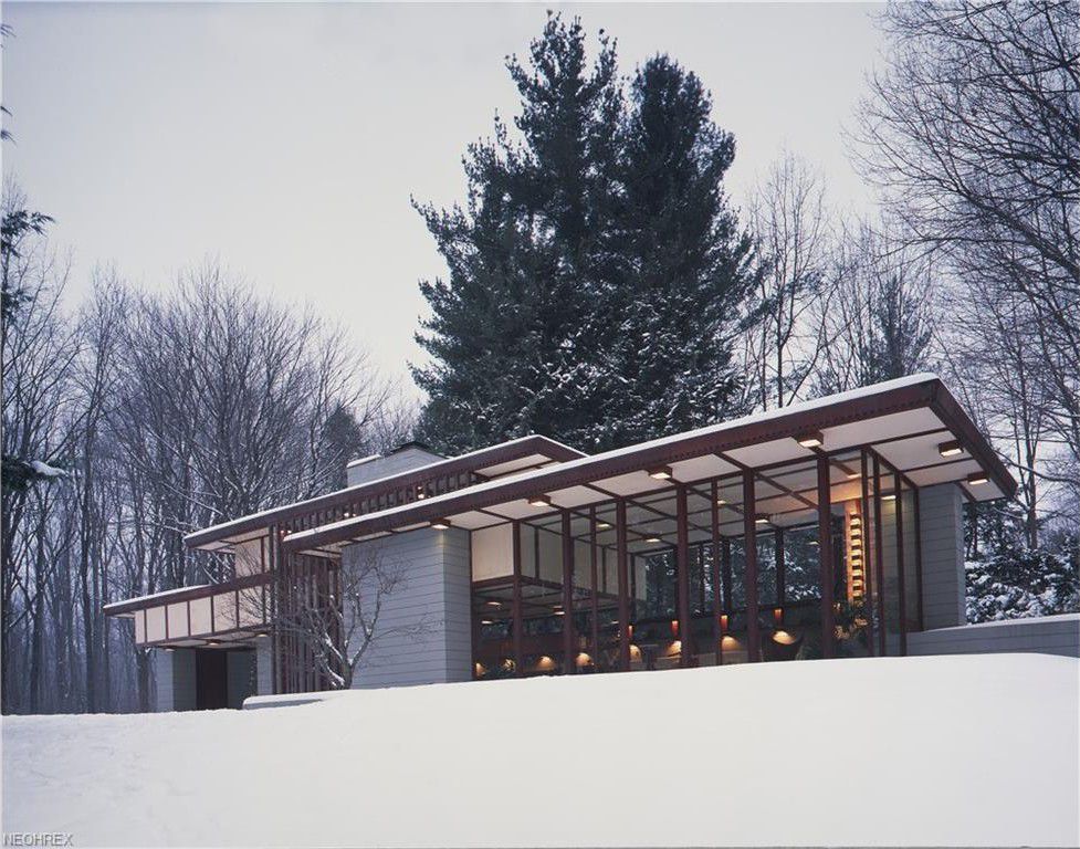 Frank Lloyd Wright's Penfield House is back on the market in Willoughby