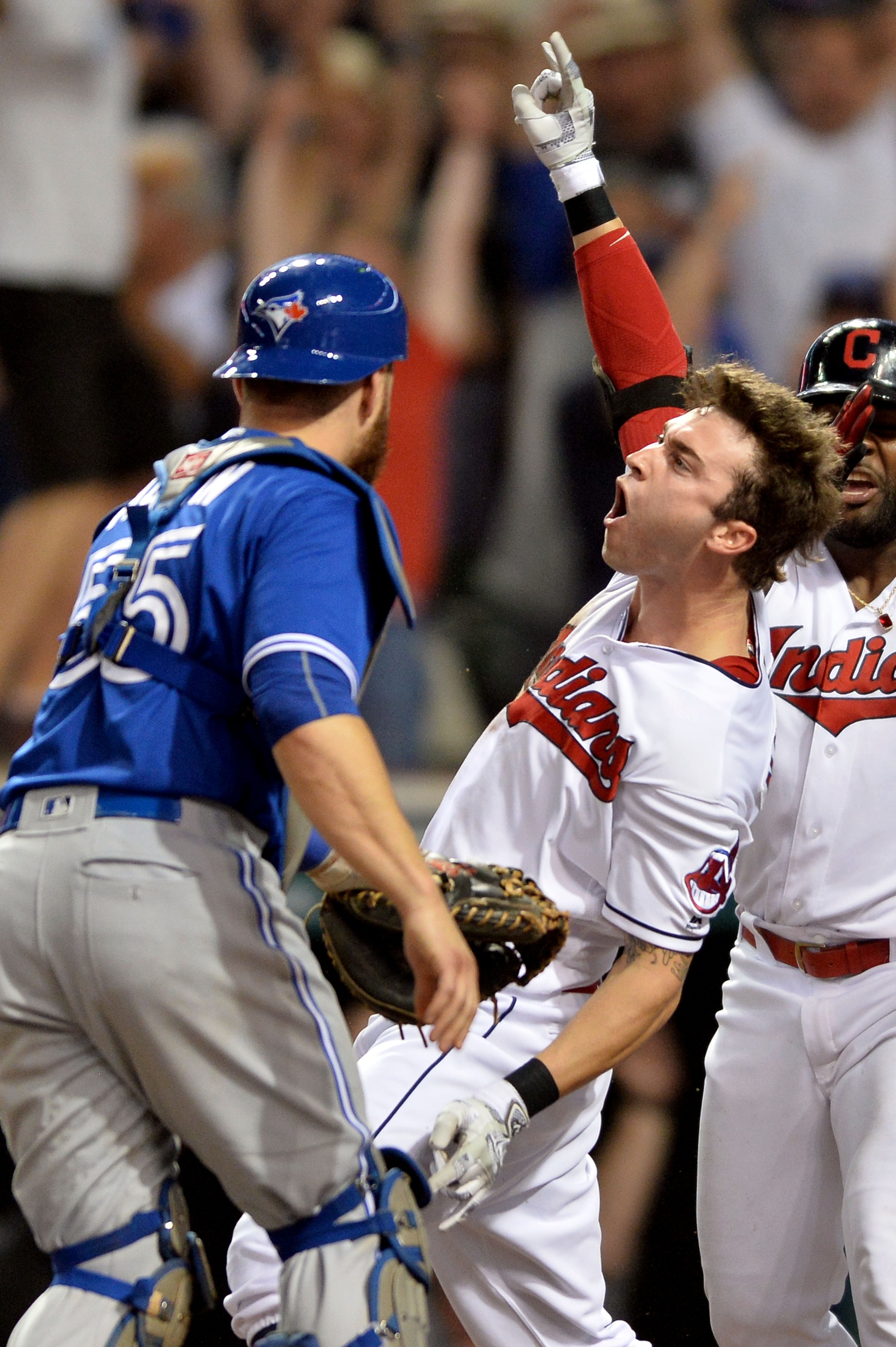 Cleveland Indians rookie Tyler Naquin talks his first hit, getting