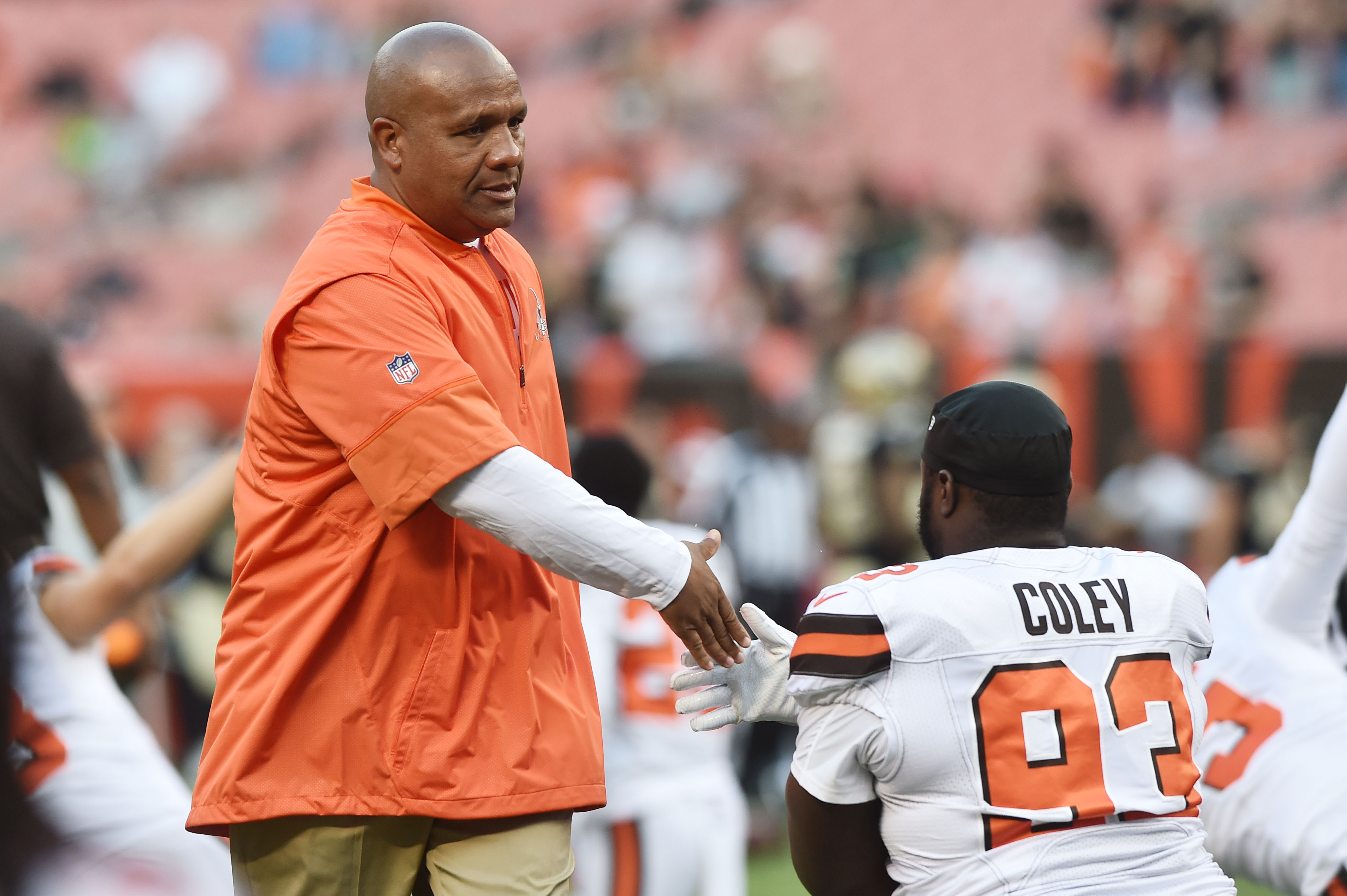 Cleveland Browns Coach Hue Jackson embraces 'Rally Possum' concept at FirstEnergy  Stadium