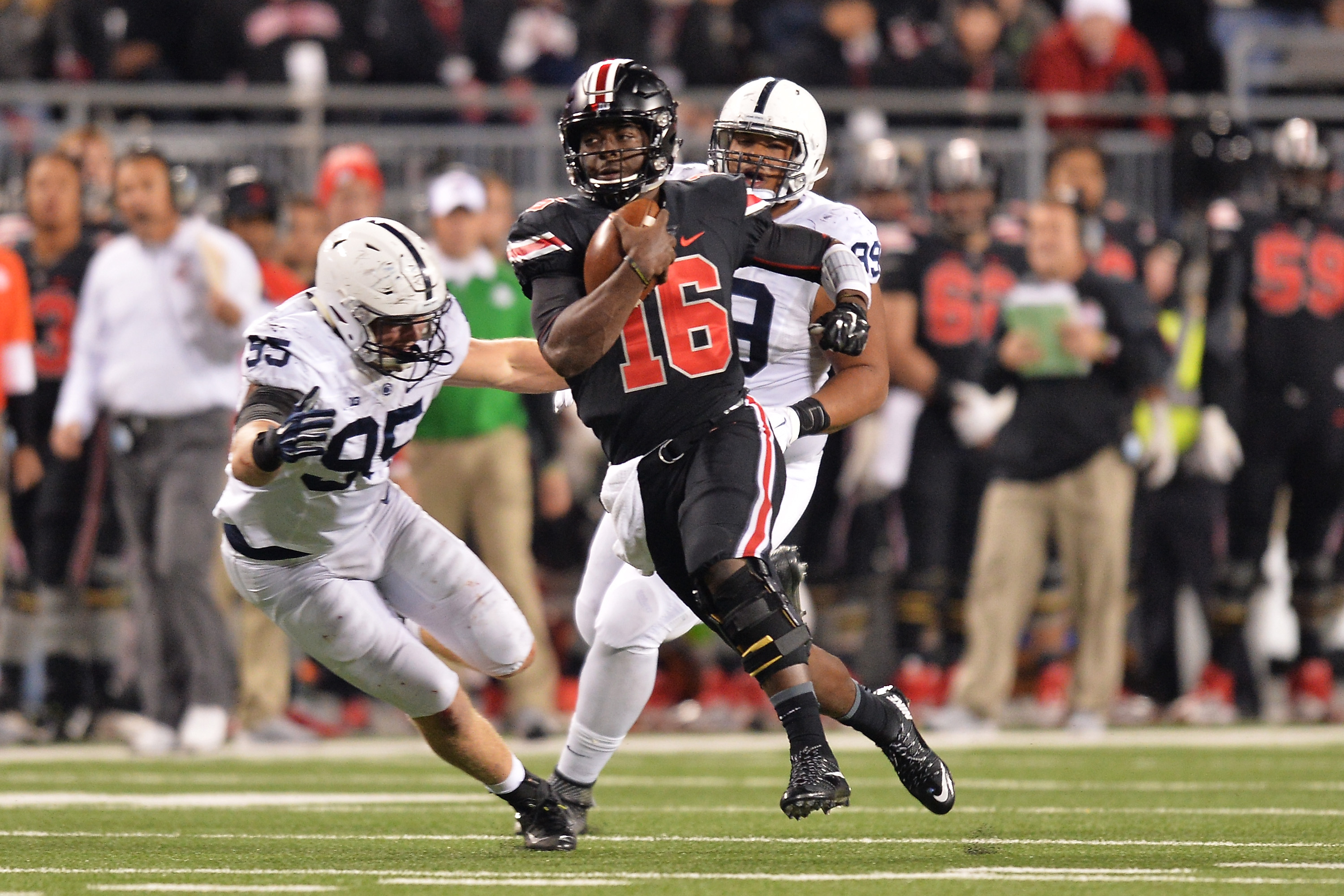 Past Ohio State football jerseys as they wear alternates vs. PSU