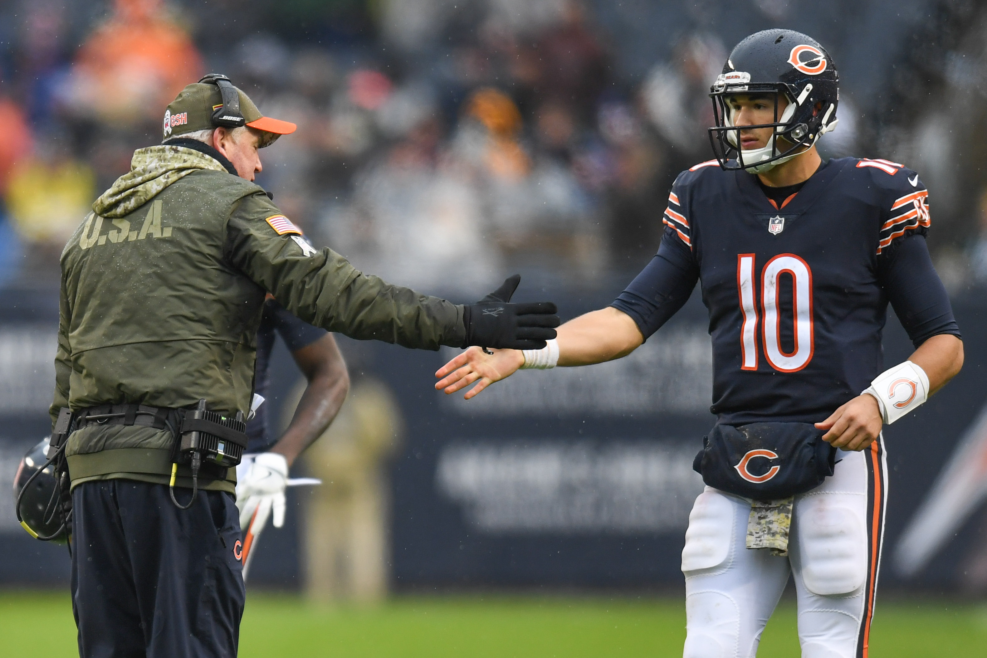 John Fox 'very confident' Mitchell Trubisky is Chicago Bears QB of the  future