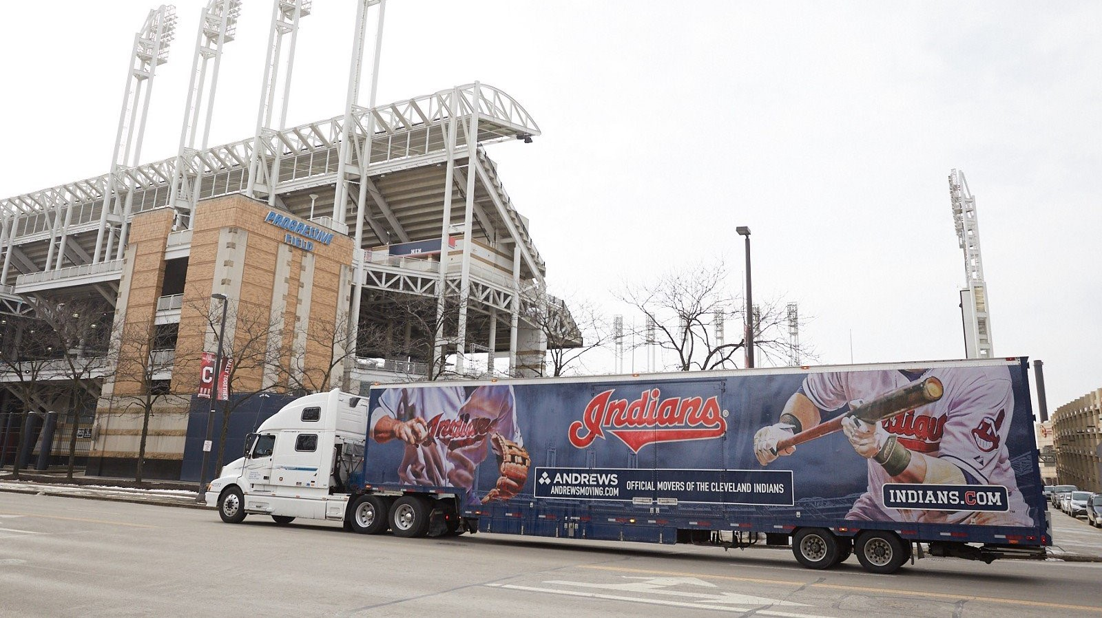 wkyc.com | Cleveland Indians' equipment trucks leave for spring training in Goodyear ...