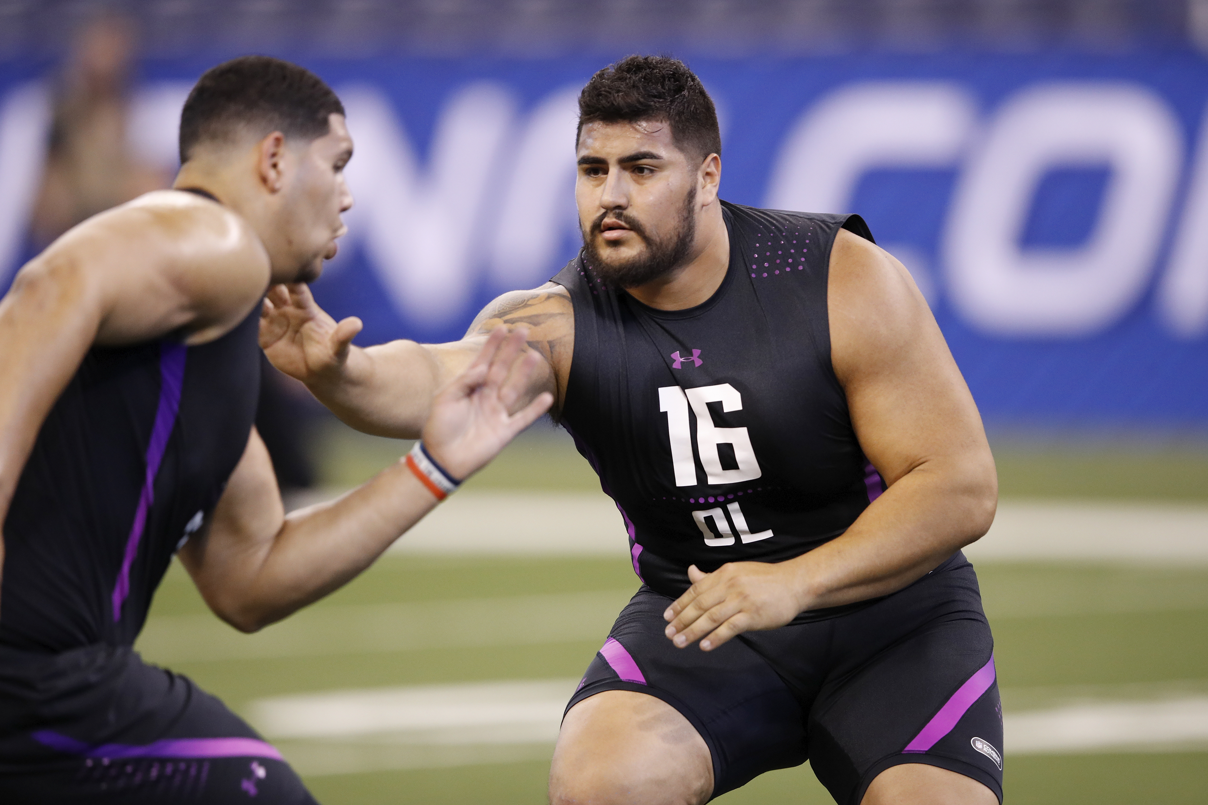 Will Hernandez, Kolton Miller among top performing offensive linemen at the 2018 NFL Combine