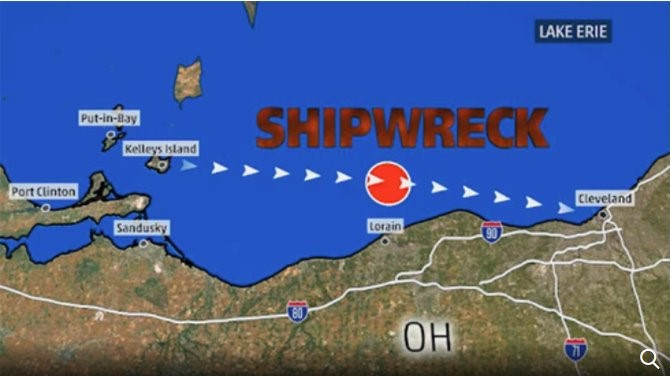 Century Old Shipwreck Found In Lake Erie Near Lorain 8 Died In