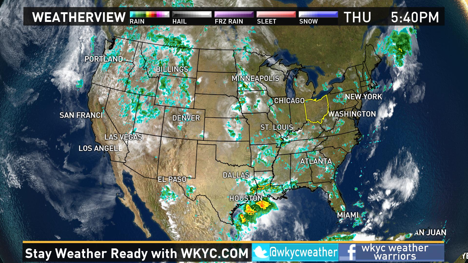 Weather across the nation for Thursday | wkyc.com