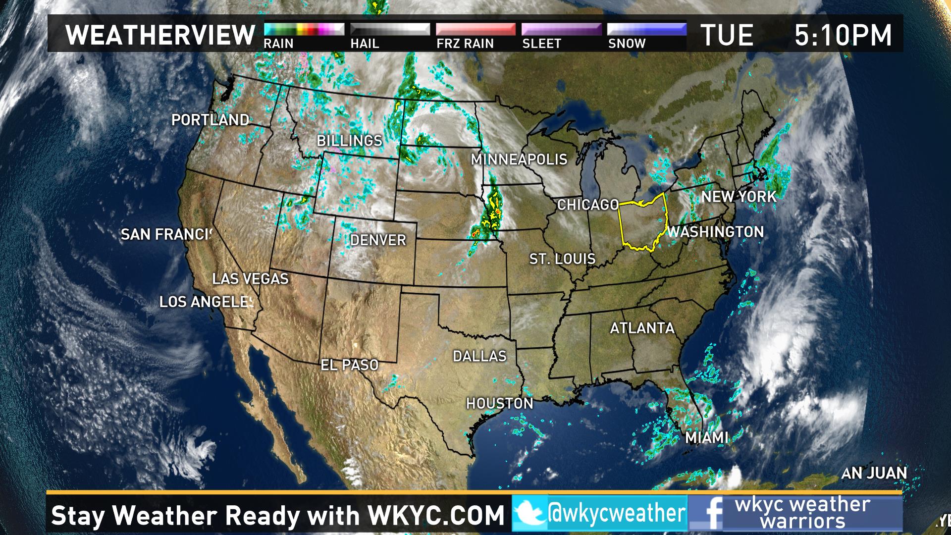 Weather across the nation on Tuesday | wkyc.com