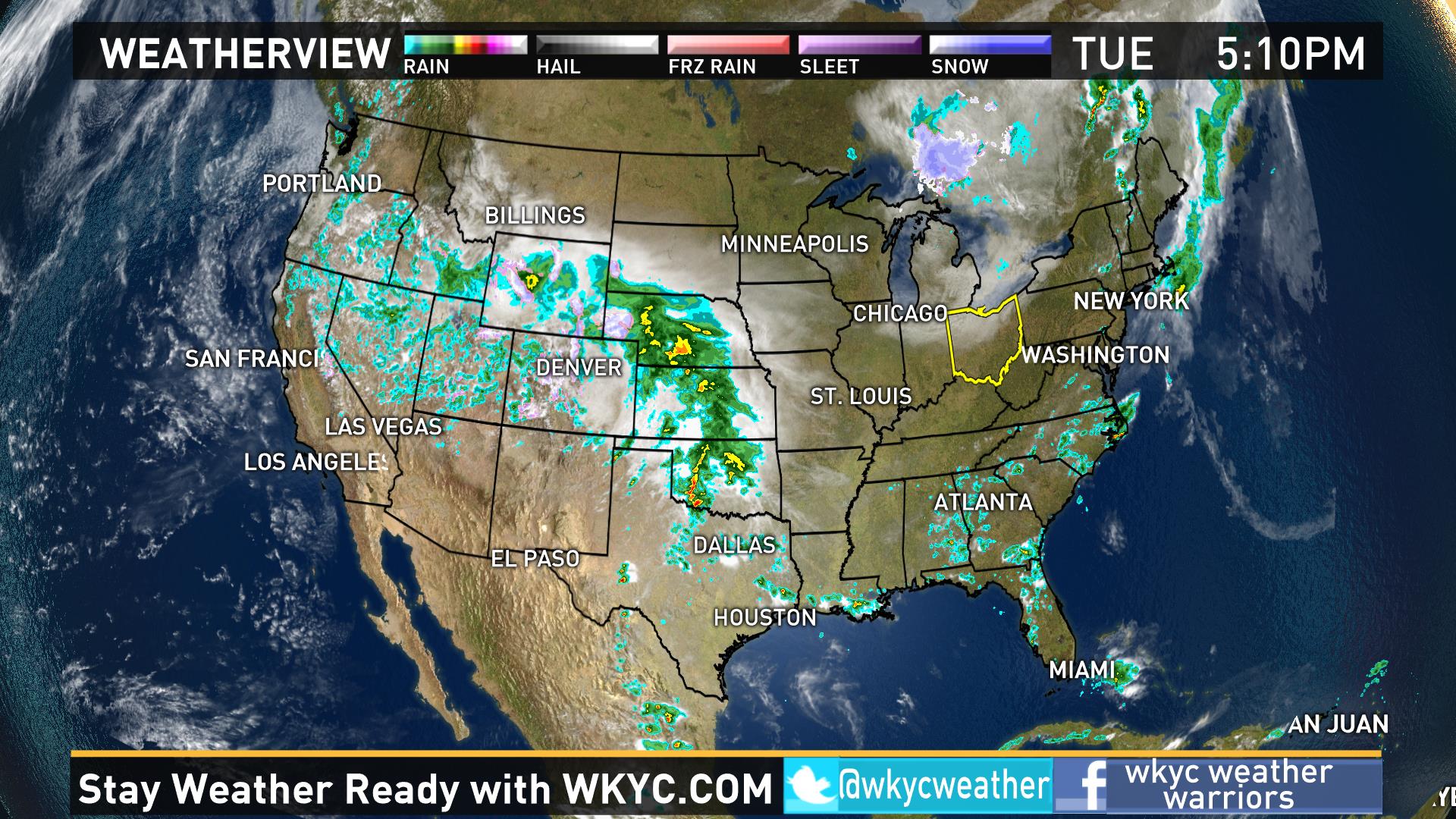 Weather across the nation on Tuesday | wkyc.com