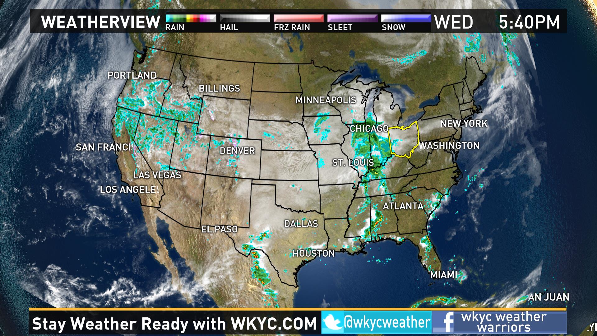 Weather across the nation on Wednesday | wkyc.com