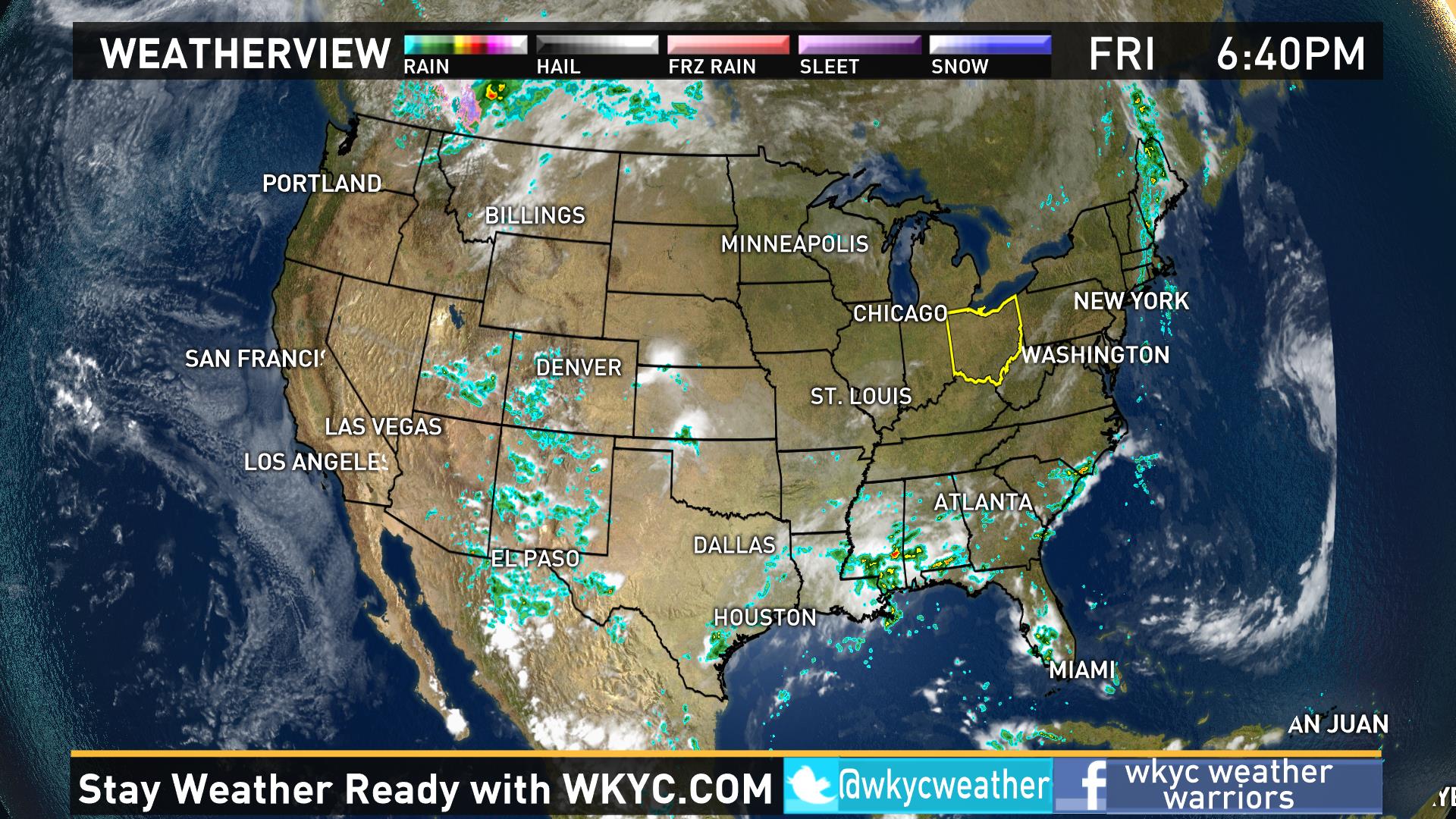 Weather across the nation on Friday | wkyc.com