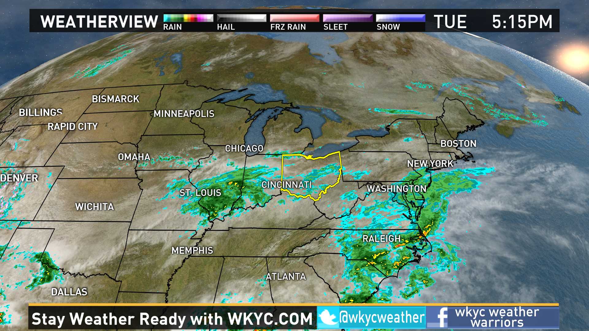 Weather across the nation on May 17, 2016 | wkyc.com