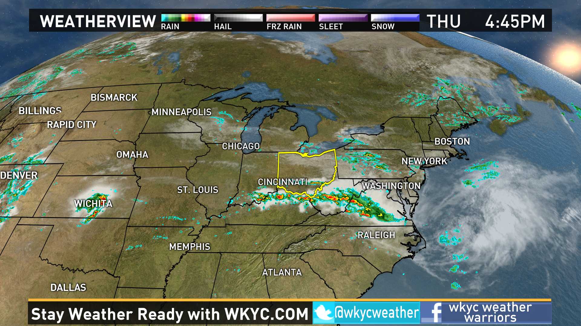 Weather across the nation on June 23, 2016 | wkyc.com