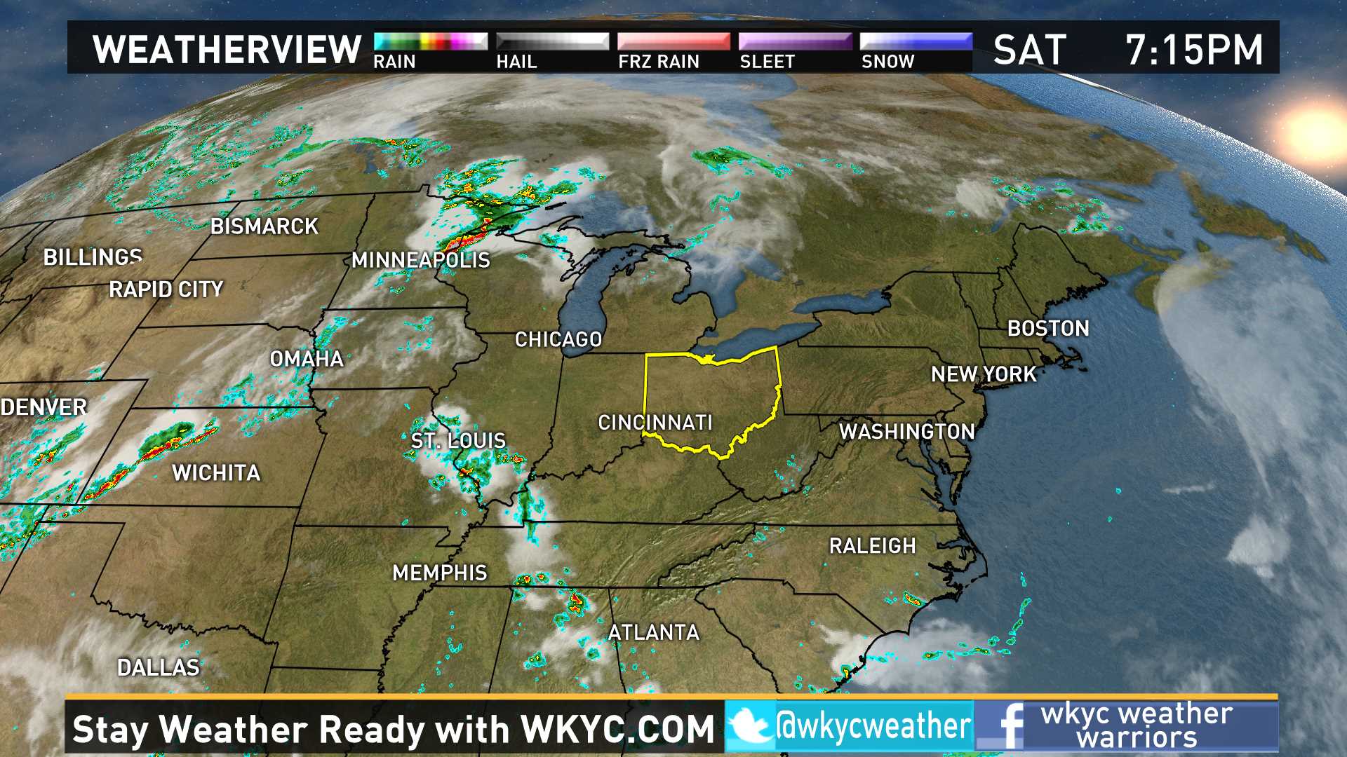 Weather across the nation on June 25, 2016 | wkyc.com
