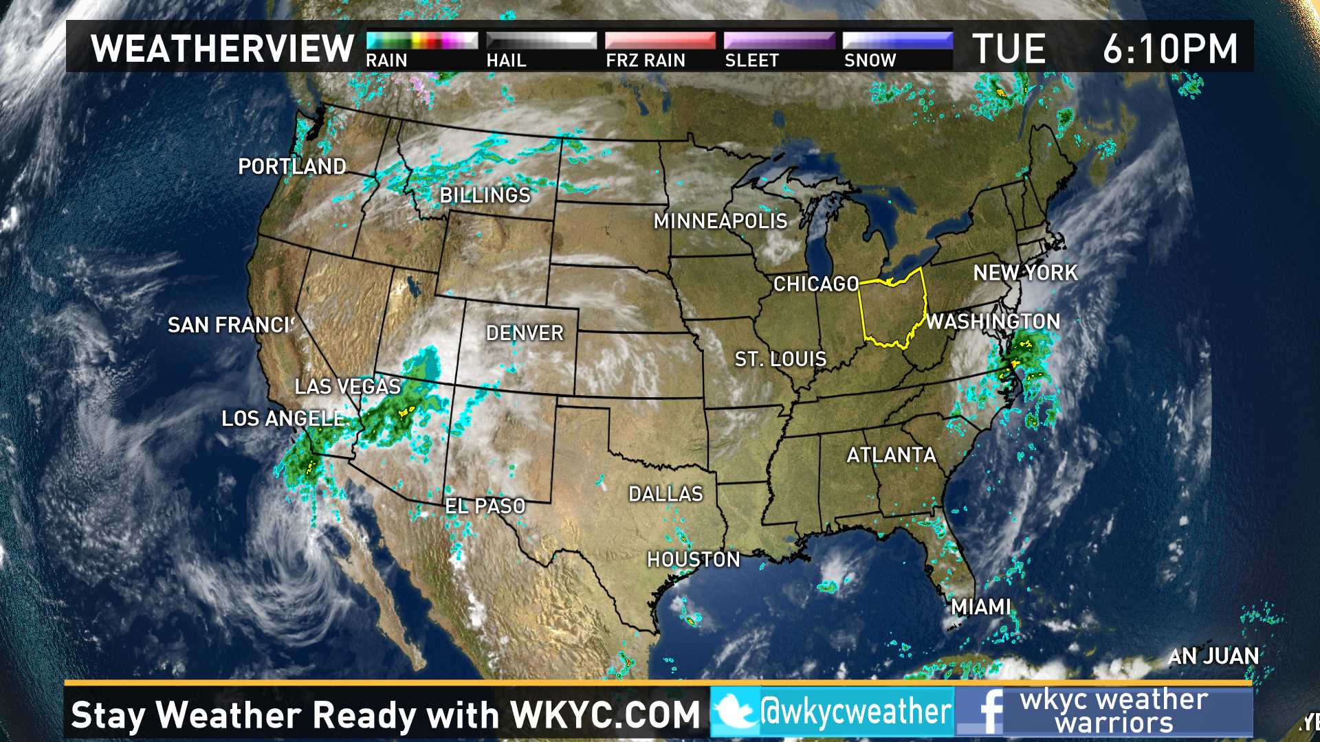 Weather across the nation on September 20, 2016 | wkyc.com
