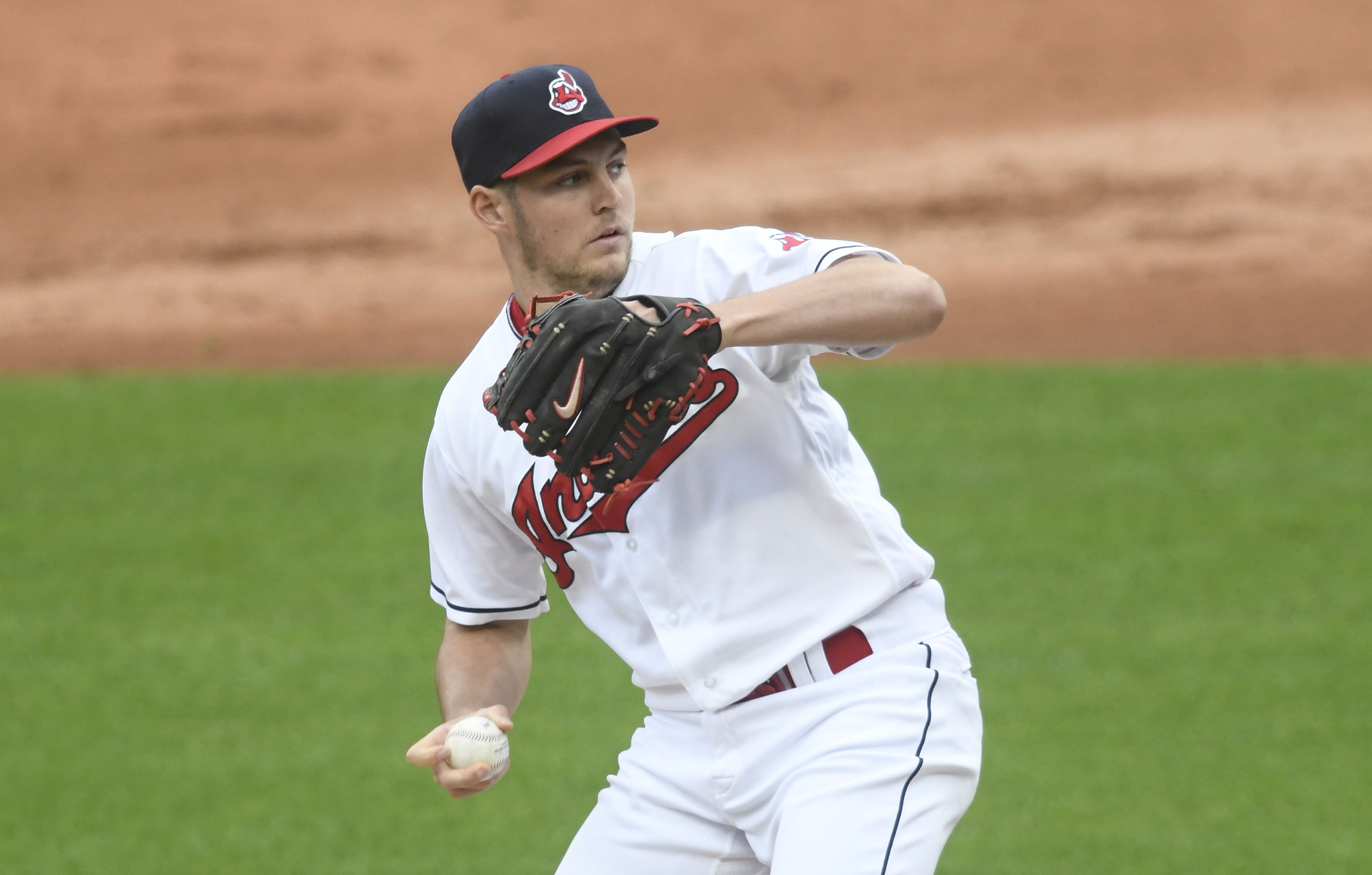 Trevor Bauer strikes out 14 as Cleveland Indians top Oakland Athletics ...